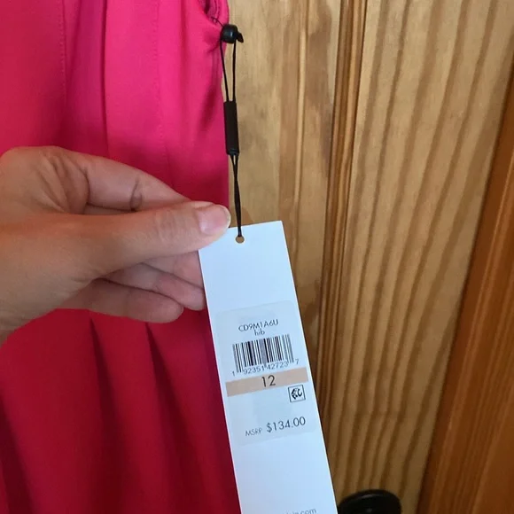NWT - Pink Calvin Klein Dress - size 12 - Picture 3 of 8